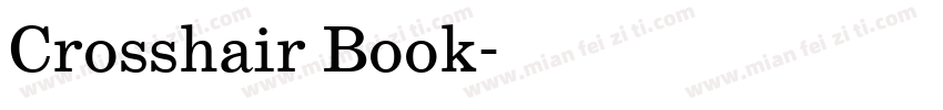 Crosshair Book字体转换